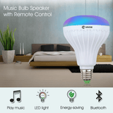 Smart Bluetooth Speaker Bulb: APP Control, RGB LED Light, Powerful Subwoofer Audio