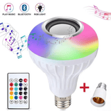 Smart Bluetooth Speaker Bulb: APP Control, RGB LED Light, Powerful Subwoofer Audio