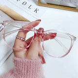 Unisex Transparent Anti-Blue Light Computer Glasses - Eye Strain Blocking Eyewear