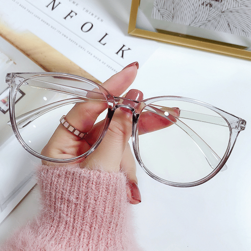 Unisex Transparent Anti-Blue Light Computer Glasses - Eye Strain Blocking Eyewear