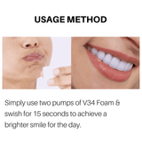 Lanthome V34 Teeth Whitening Mousse Deep Cleaning 50ml