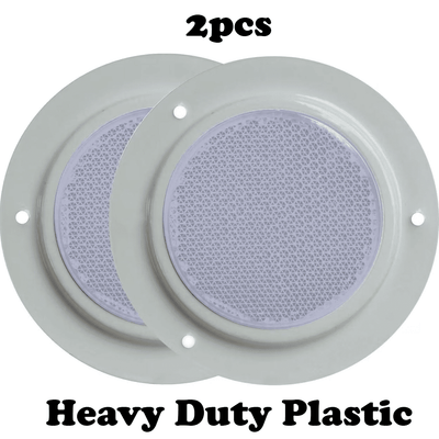 2pcs Round Safety Reflector Set for Trucks Trailers and Cars