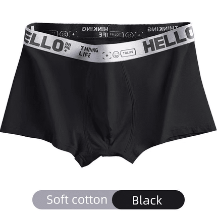 4-Pack Men's Cotton Graphene Boxer Briefs - Bacteriostat Youth Performance Underwear