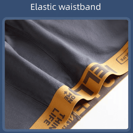 4-Pack Men's Cotton Graphene Boxer Briefs - Bacteriostat Youth Performance Underwear
