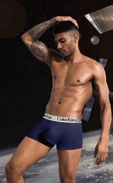 Caike Kaidi Men's 4-Pack Cotton Boxer Briefs - Antibacterial, Breathable, Youthful