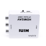 Premium HDMI to RCA AV Scaler Adapter 1080P HD Video Audio Converter Box