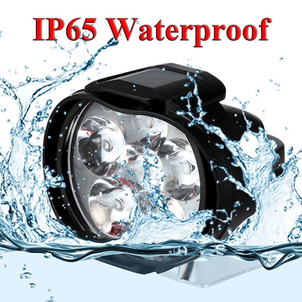 High-Power 6 LED Motorcycle Headlights Fog Spotlights Driving Lamps (2-Pack)