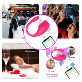 Smart Wearable Wireless Vibrator for Women: APP Control, Ultimate Long Distance Pleasure