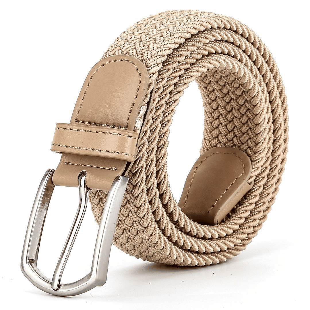 Men's Woven Elastic Braided Belt - Casual Outdoor Sports Universal Comfort