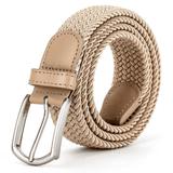 Men's Woven Elastic Braided Belt - Casual Outdoor Sports Universal Comfort