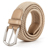 Men's Woven Elastic Braided Belt - Casual Outdoor Sports Universal Comfort