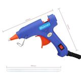 Upgraded Hot Glue Gun 15Pcs Lengthened Melt Glue Sticks Safe Nontoxic Christmas Tool