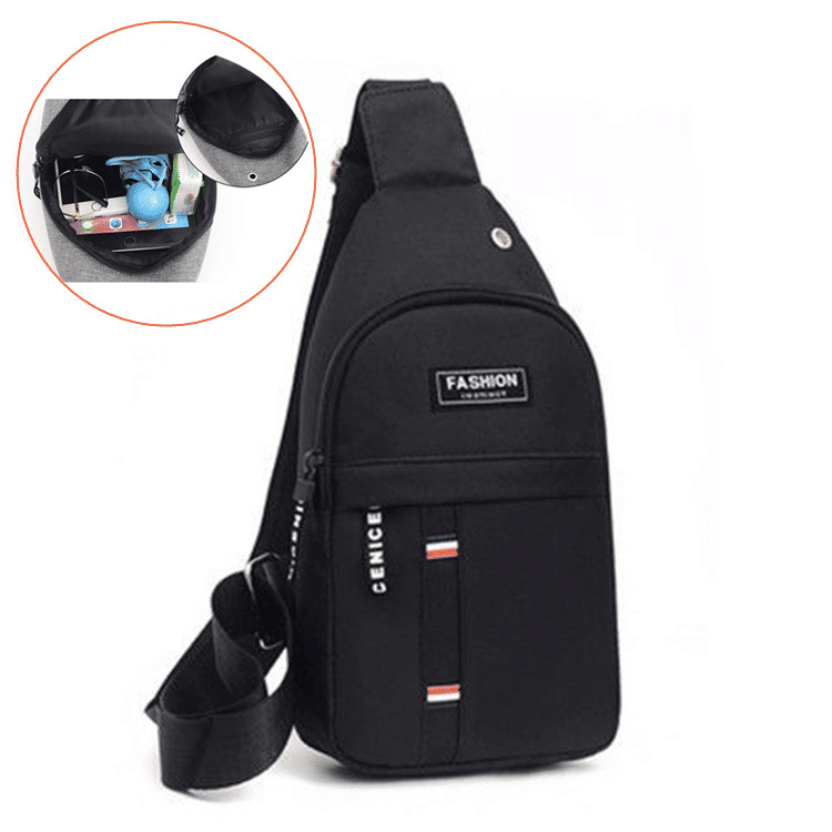 Men's Multifunction Fashion Sling Bag - Durable Crossbody Shoulder Chest Pack