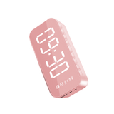 Multifunctional Wireless Bluetooth Speaker Mirror Alarm Clock with FM Radio