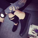 Men's Classic Black Canvas Loafers - Comfortable Slip-On Casual Flat Shoes