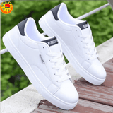 Baldur Breathable Low-Top Casual Sport Sneakers - Unisex White & Black Fashion