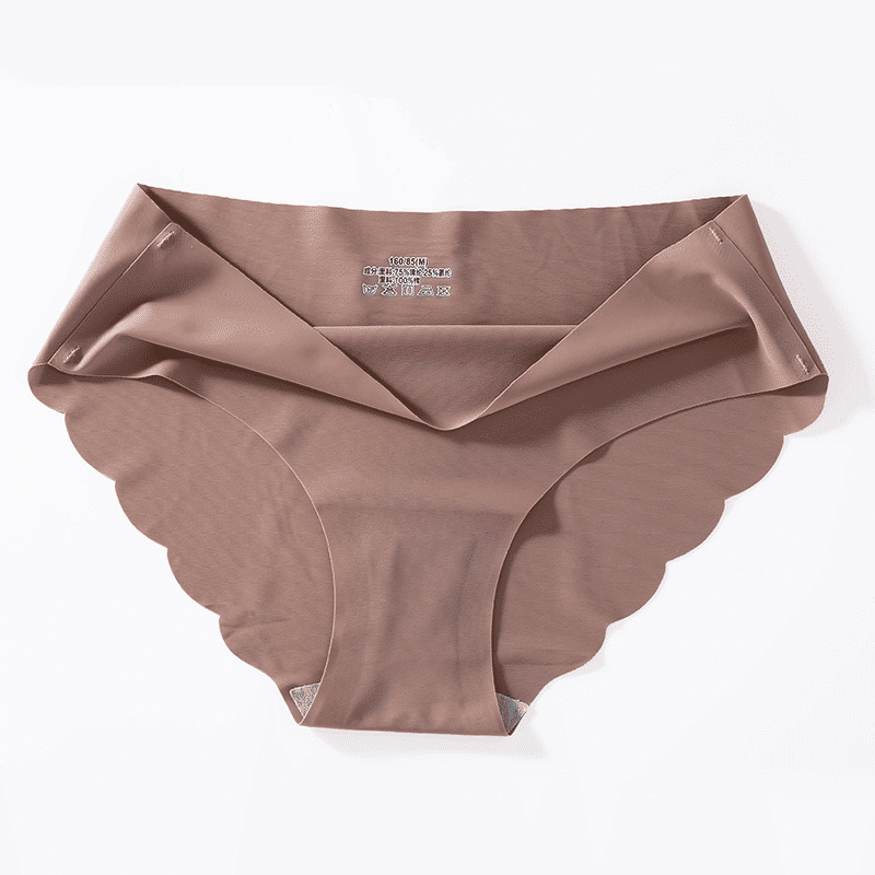 Baldur 5-Pack Women's Seamless Ice Silk Quick-Dry Panties - Comfy, Invisible Briefs