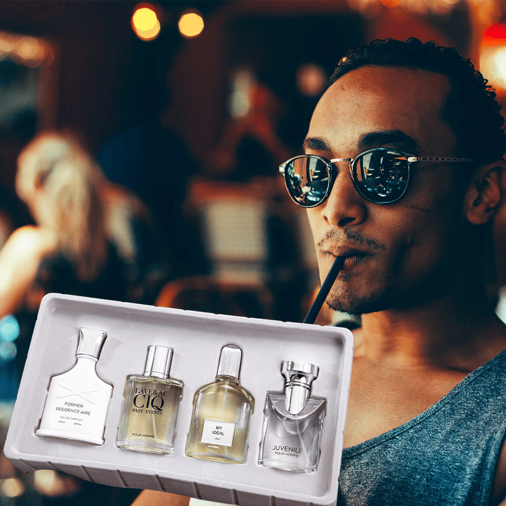 4-Piece Men's Eau de Parfum Fragrance Gift Set