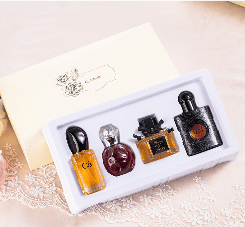 4 Pcs Ladies Perfume Set Long Lasting Eau de Parfum