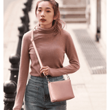Elegant 4-Piece Waterproof PU Leather Handbag Set: Shoulder Tote & Sling Bags
