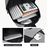 Men's Large Capacity Laptop Backpack Set with USB Charging Port