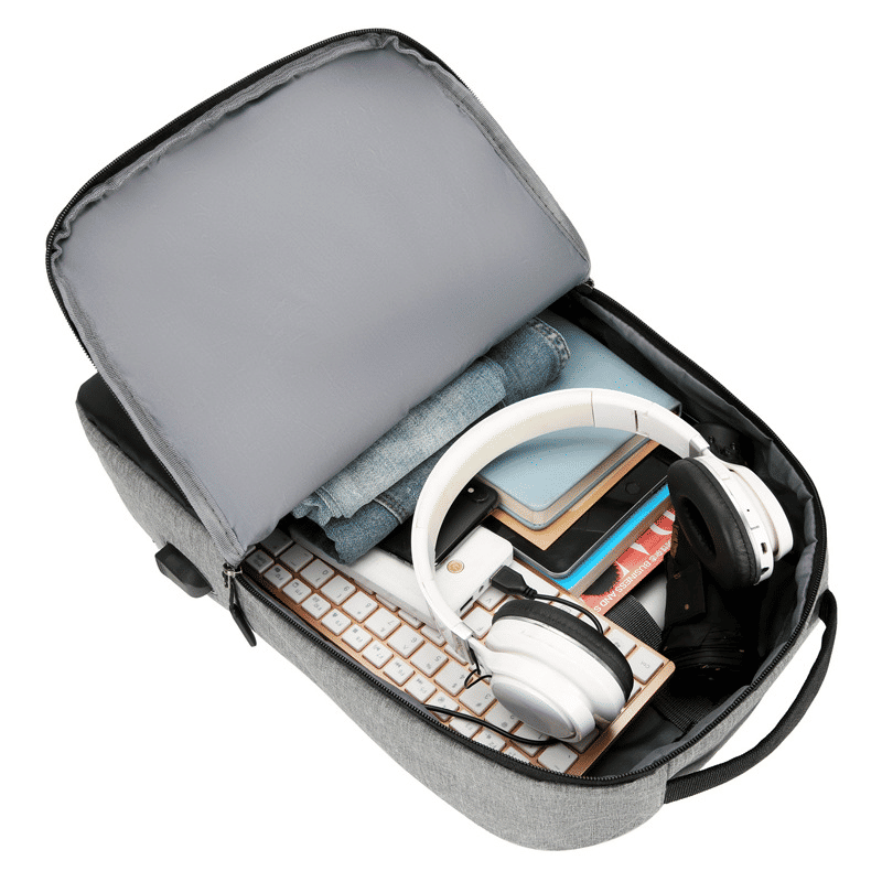 Spacious 15.6-inch Laptop Backpack with USB Charging Port & Large Capacity