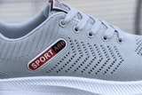 Freyr Unisex Breathable Non-Slip Athletic Running Shoes - Casual Gray