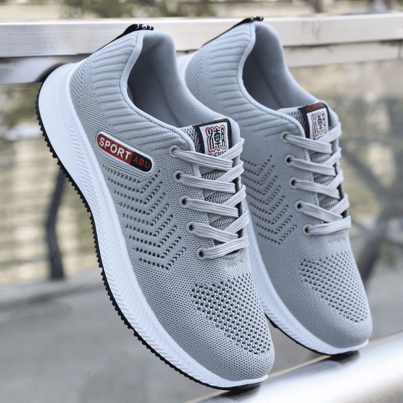 Freyr Unisex Breathable Non-Slip Athletic Running Shoes - Casual Gray