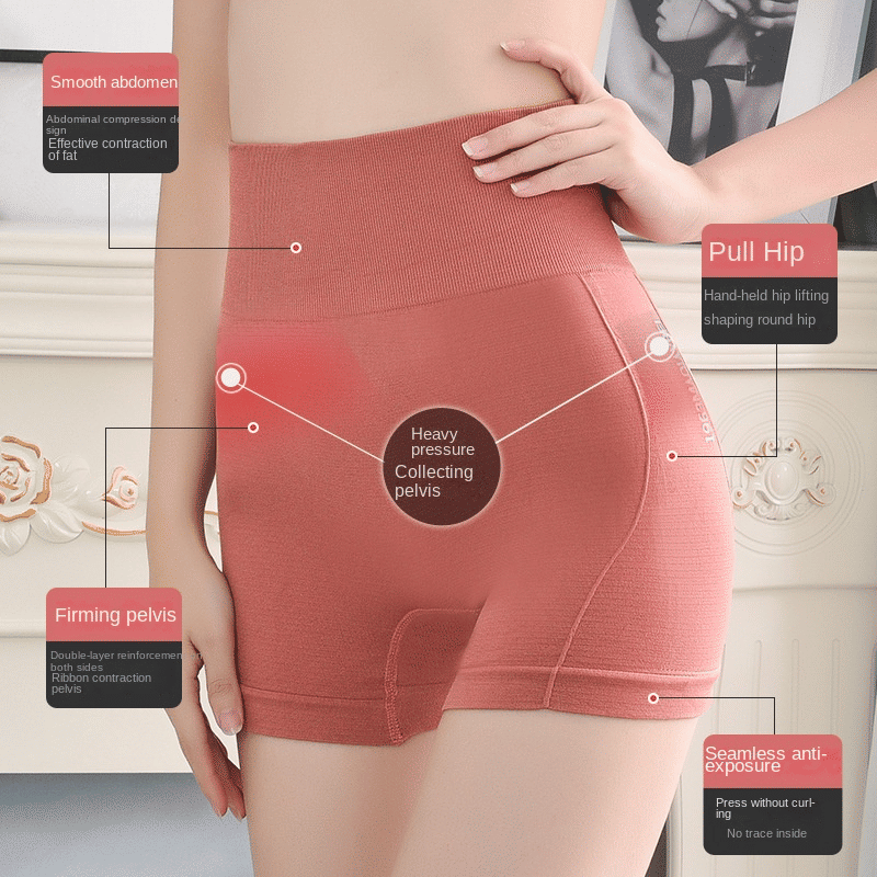 Freyr 3Pcs Women's Seamless High-Waist Tummy Control Panties, Lightweight Nylon Underwear