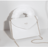 Elegant Hot Stamping Chain Crossbody Bag for Women - Portable Small Handbag