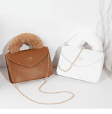 Elegant Hot Stamping Chain Crossbody Bag for Women - Portable Small Handbag