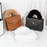 Elegant Hot Stamping Chain Crossbody Bag for Women - Portable Small Handbag