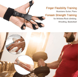 Finger Gripper Exerciser 6 Resistant Levels Silicone Hand Strengthener for Rehabilitation