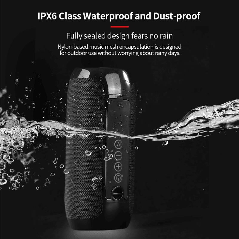 TG117 Portable Bluetooth Speaker Hi-Fi Wireless Loudspeaker with USB/TF Card Support