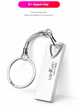 Premium Metal USB Flash Drive: High-Speed 2.0 Data Storage Disk, 16GB 32GB 64GB