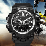 Men's Military Dual Display Army Watch with LED Backlight Stopwatch
