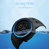 Men's Multifunction LED Digital Sport Watch - Waterproof Chronograph Alarm