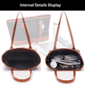 4-Piece Women's Handbag Set: Retro Elegant Large Capacity Shoulder Tote Bags