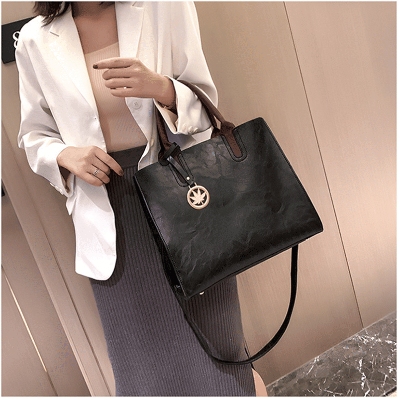 Versatile 3-Piece Women's PU Leather Handbag Set: Tote, Crossbody, Clutch