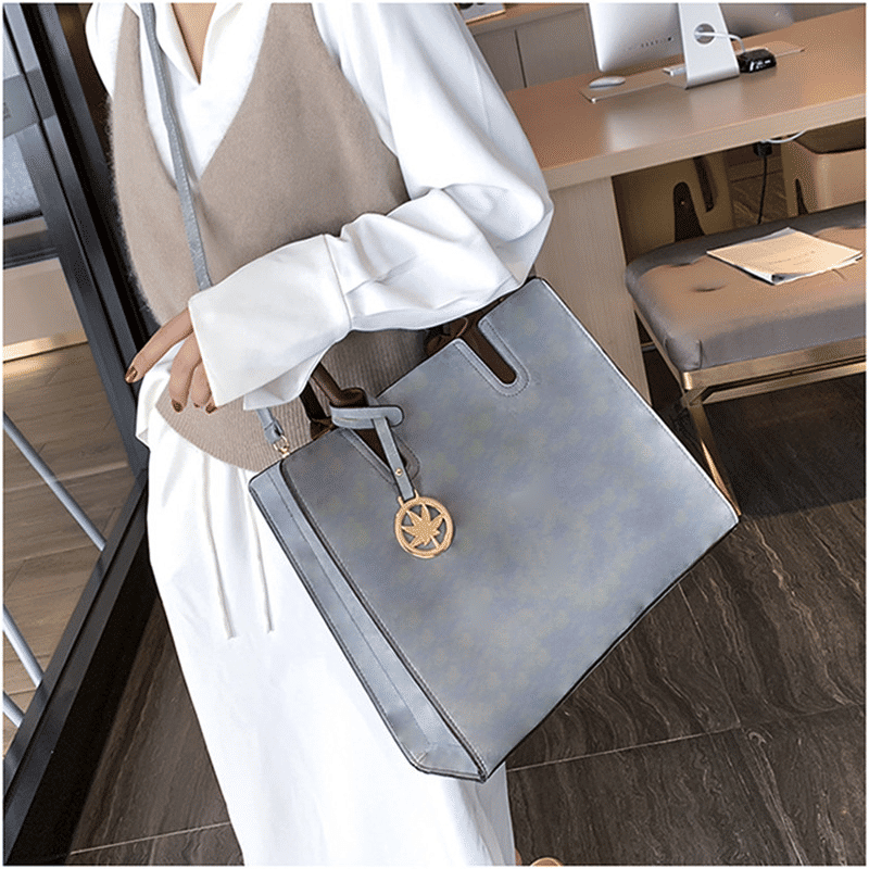 Versatile 3-Piece Women's PU Leather Handbag Set: Tote, Crossbody, Clutch