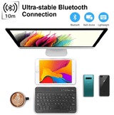 Ultra-Portable JC Mini Bluetooth Wireless Rechargeable Keyboard for Tablets & Laptops