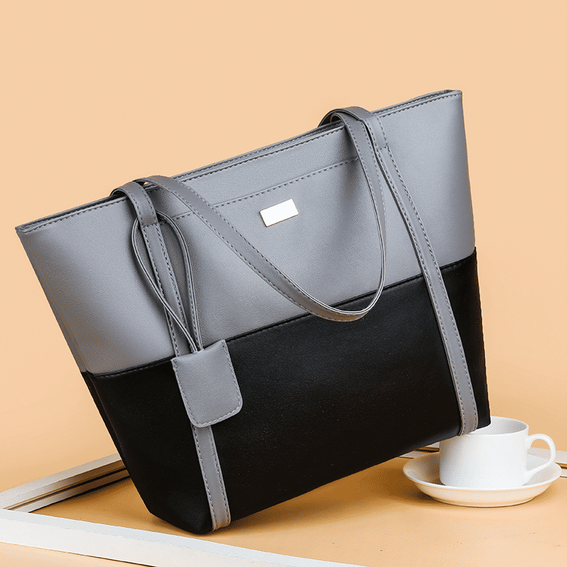 CALLA Premium PU Leather Large Capacity Tote Shoulder Bag for Women