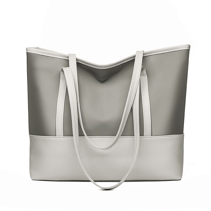 CALLA Ladies PU Leather Large Square Shoulder Handbag, Waterproof Canvas Korean Style