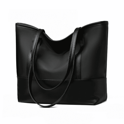CALLA Ladies PU Leather Large Square Shoulder Handbag, Waterproof Canvas Korean Style