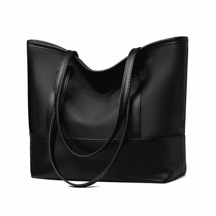 CALLA Ladies PU Leather Large Square Shoulder Handbag, Waterproof Canvas Korean Style