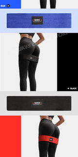Thickened Resistance Band For Men's Women's Strength Training Yoga Rope 120lb Black
