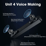 Powerful 4D Surround Bluetooth Soundbar for TV, Computer, Home Theater Stereo