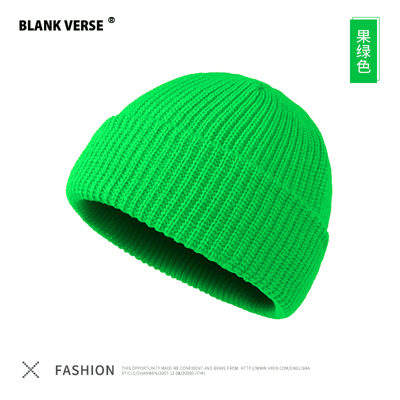 Soft Wool Knitted Winter Beanie Hat - Warm, Elastic, Unisex Skullcap
