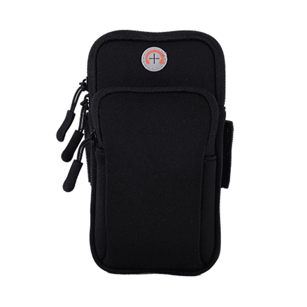 Universal 6.5in Waterproof Sport Armband Bag Running Gym Arm Band Mobile Phone Case Cover Holder for iPhone Samsung Xiaomi Black