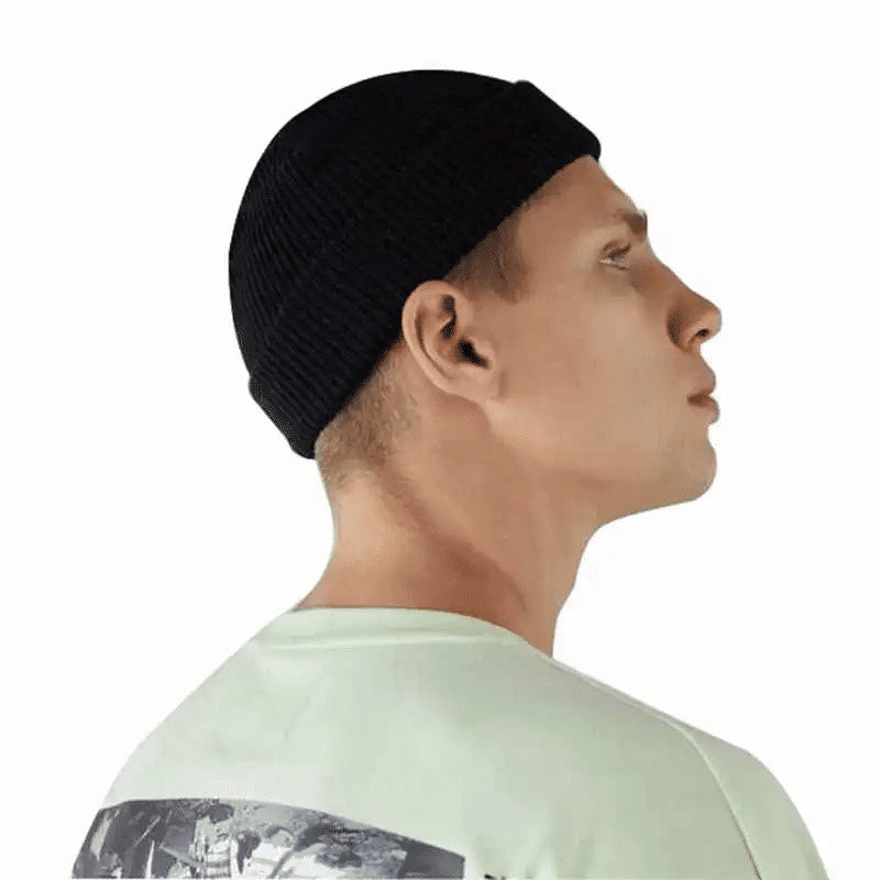 Premium Solid Color Knitted Beanie Hat - Warm, Stylish, Brimless Skullcap